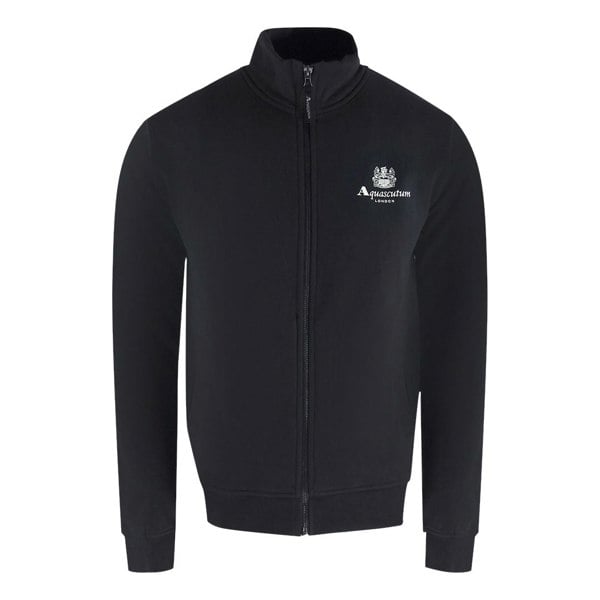 Aquascutum Active Zip Up Black Sweatshirt