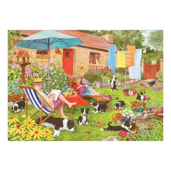 The House of Puzzles Rest & Relaxation BIG 500 Piece Jigsaw Puzzle