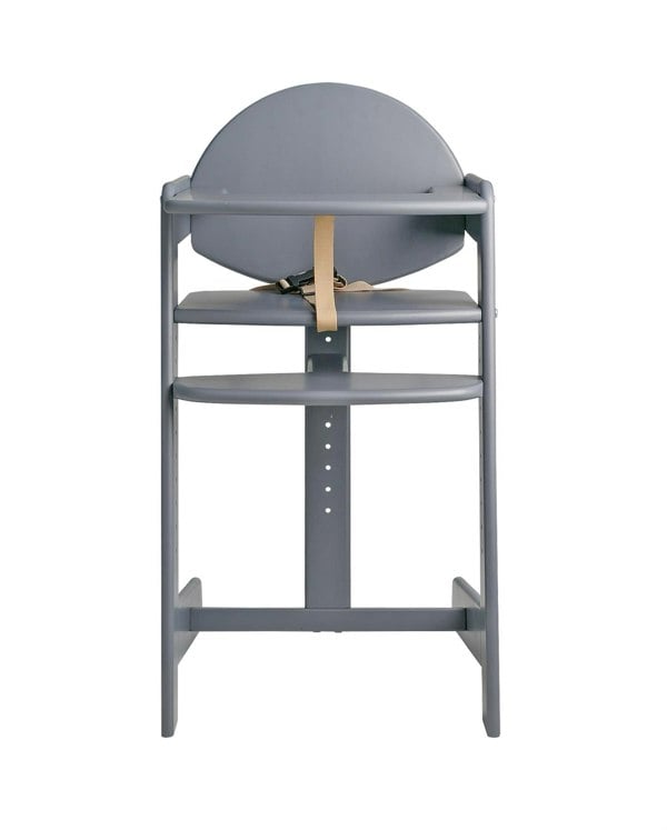Safetots Grow with Me Wooden High Chair, Grey, Highchair for Baby and Toddler, converts to a Childs Chair, Stylish and Practical