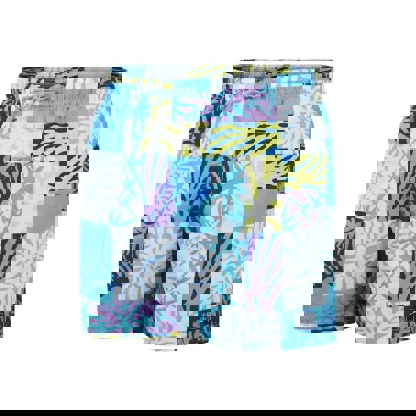 Speedo digital printed leisure 16’’ watershorts with tropical leaf patterns