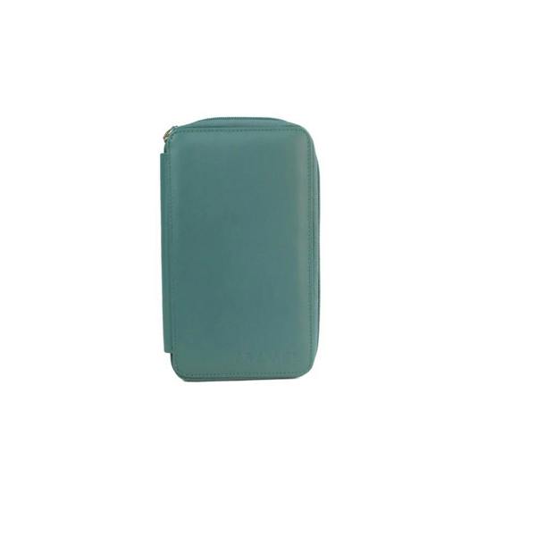 Eastern Counties Leather Kendra Travel Leather Wallet - Aqua Blue - 