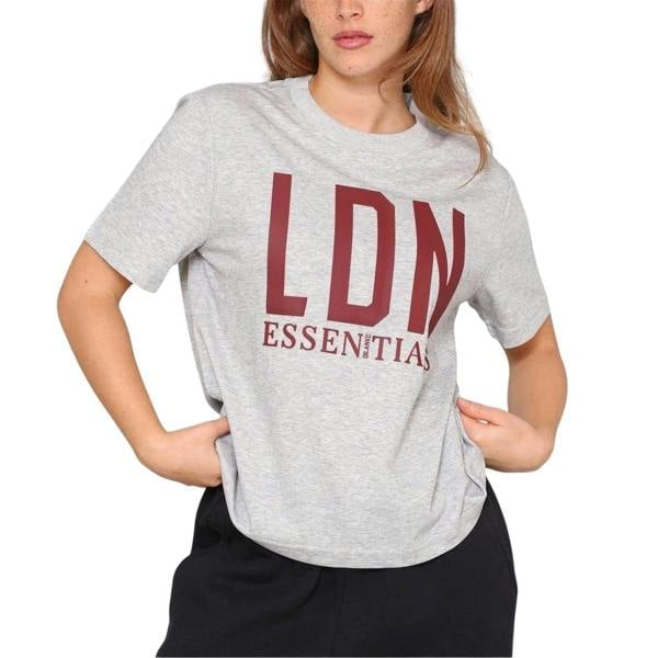 Blank Essentials Womens/Ladies London Oversized T-Shirt - Grey Marl - 