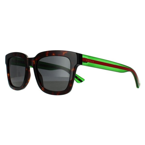 Gucci Sunglasses GG0001SN 003 Havana Green Grey Grey