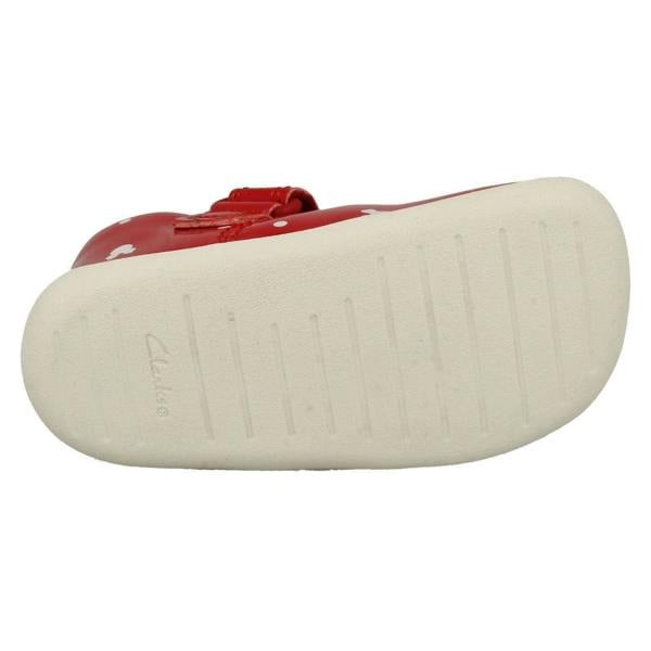 Clarks Girls Clarks Disney Detailed T-Bar Shoes Roamer Polka