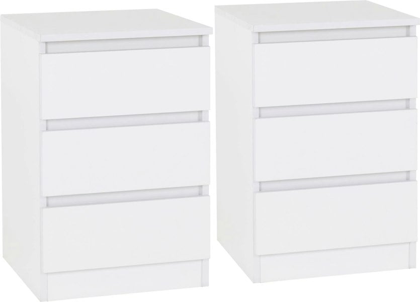 Seconique Malvern 4 Piece Bedroom Set with 3 Door Triple Wardrobe