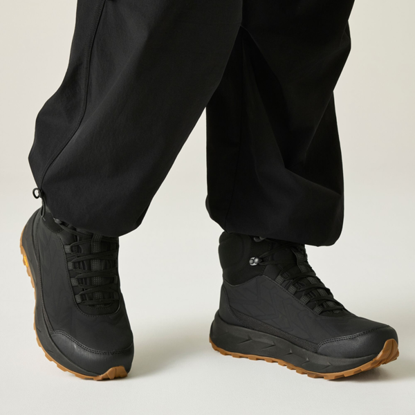 Regatta Mens Onyx Mid Cut Walking Boots - Black/Gum