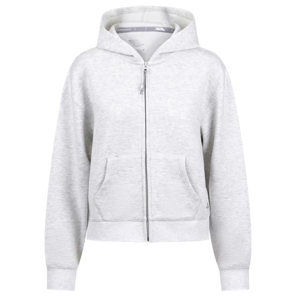 Trespass Womens/Ladies Sileas Active Full Zip Hoodie - Grey Marl - 
