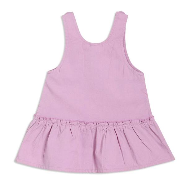 Mini Cuddles Baby Girls Floral 2pc Pinny Set, Multicolour