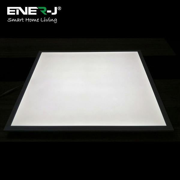 ENER-J Backlit LED Panel 40W, 60x60cms, TPA Diffuser, Premium Range, Surface Mounting Frames, 4000 Lumens 4000K | Pack of 6