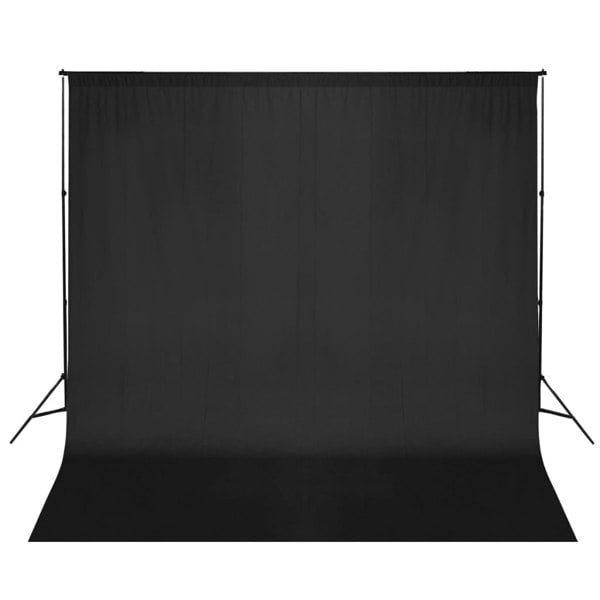 Berkfield Photo Backdrop Support System 600x300 cm Black