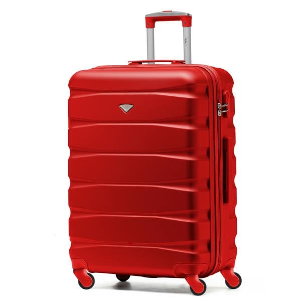 Flight Knight 25" Medium Suitcase Check-in Hold Luggage Hard Shell 4 Wheels TSA Lock