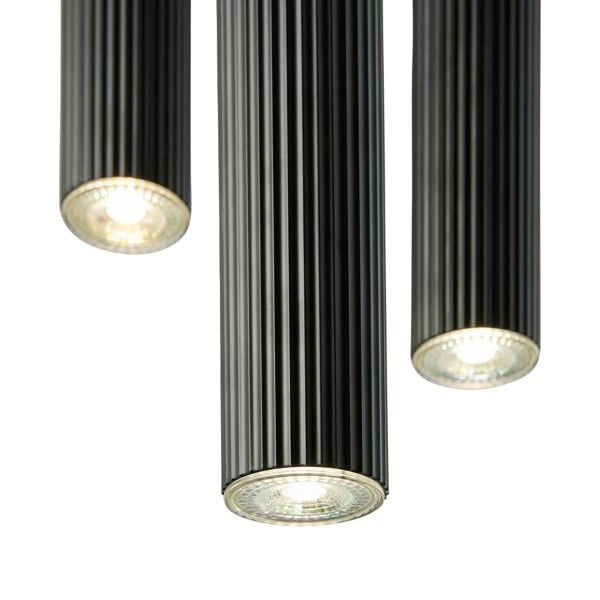 Nordlux Vico 3-Rondel | Ceiling pendant | Black