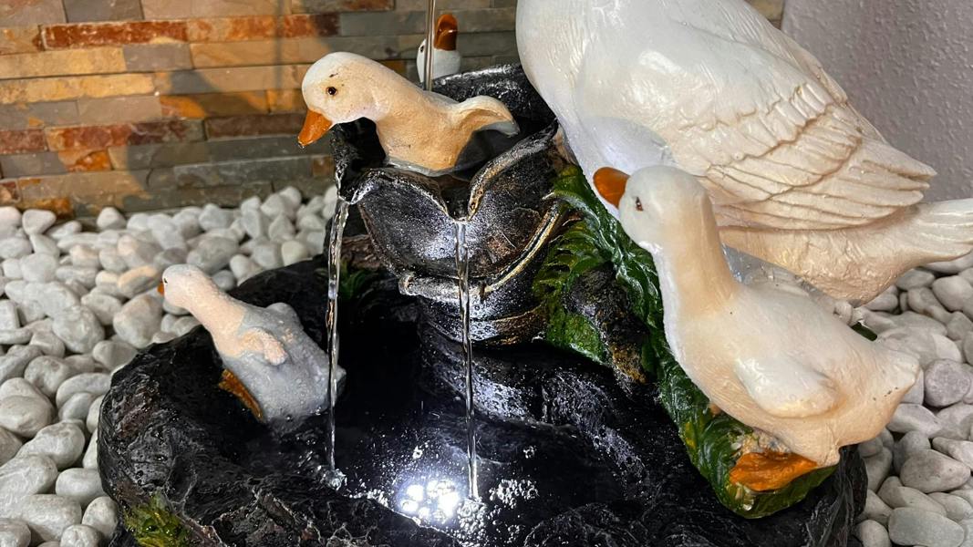 Tranquillity Water Features Duck Family Animal Fountain Water Feature