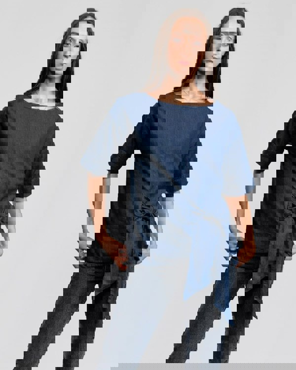 Great Plains Darla Denim Front Tie Womens Top