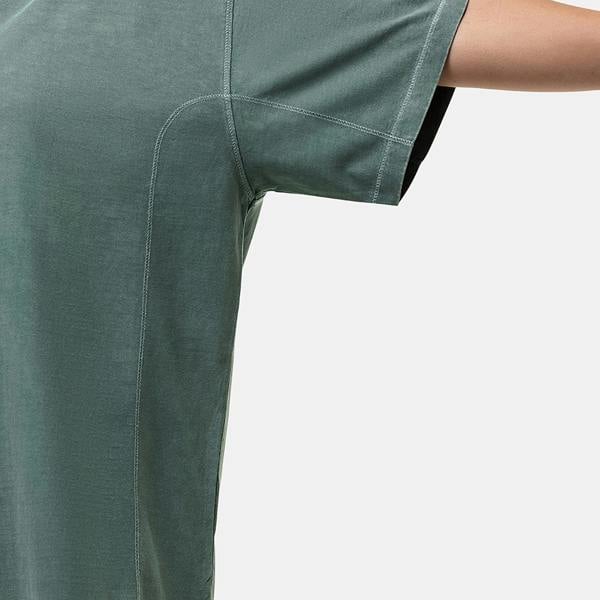 Good For Nothing Green Vintage Oversized T-Shirt - Green Image 3