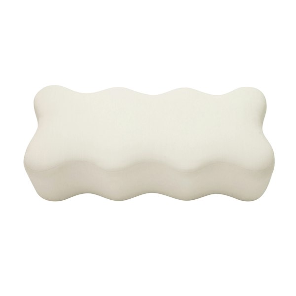 Furniture Edit Archie Upholstered Bench in Cream Linen