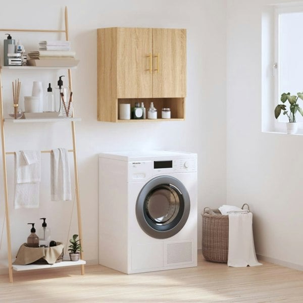 Berkfield Wall Cabinet Sonoma Oak 60x31x70 cm Engineered Wood