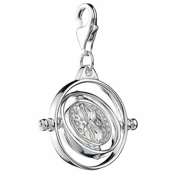 Harry Potter sterling silver Time Turner clip on charm with crystal Elements