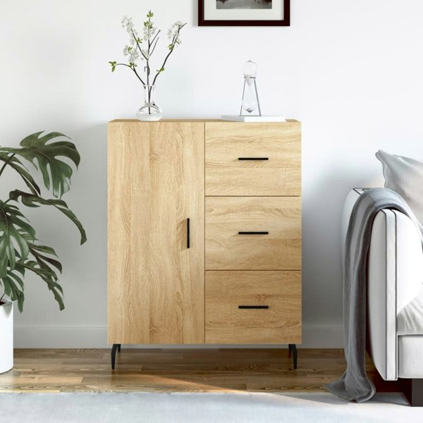 Berkfield Sideboard Sonoma Oak 69.5x34x90 cm Engineered Wood