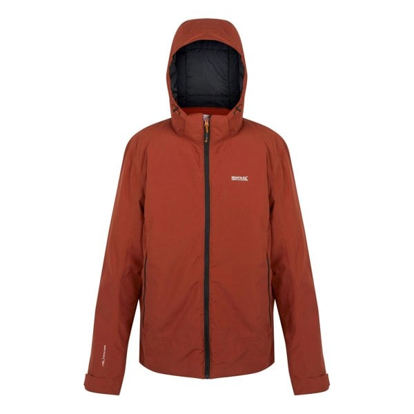 Regatta Mens Frelton Waterproof Insulated Jacket - Red Ochre/Black