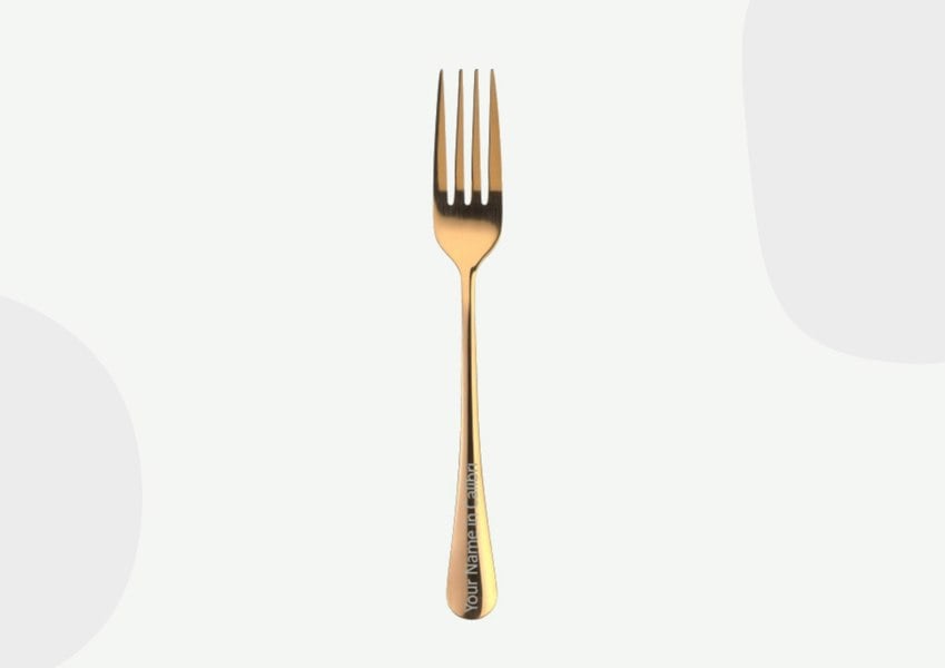 Personalised Stainless Steel Fork - MYLEE London