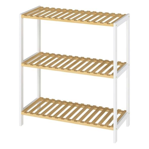 Levede Bamboo Storage Shelf 3-Tier  Organiser Shelving Unit Stand Shoe Rack