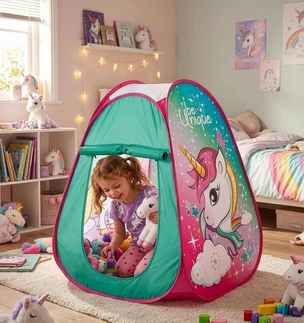 Mondo Unicorn Pop-Up Play Tent for Kids – Magical Indoor & Outdoor Playhouse