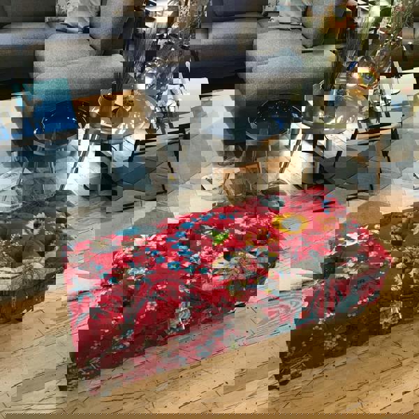 Luxurious handmade velvet bench for hallway interiors UK