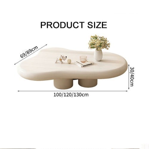 Quincy Coffee Table, Cream-Ritconcept-Rit Concept