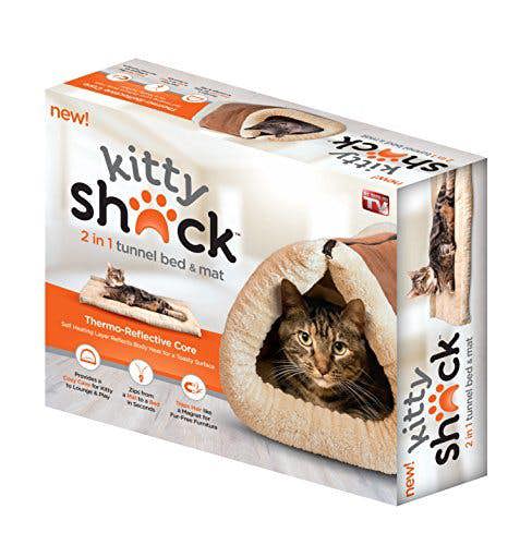 EFG Cat Cave 2-in-1 Tube Cat Mat and Bed