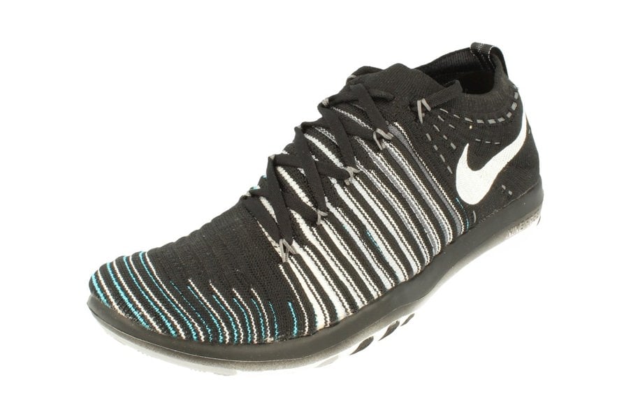 Nike Free Transform Flyknit Womens 833410  001 - Black White Wolf Grey 001 - Photo 0