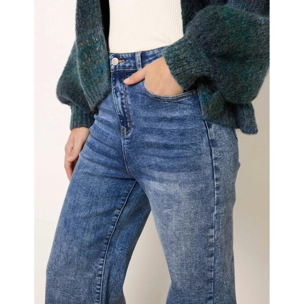 Blue Vanilla High Waisted Wide Leg Jeans