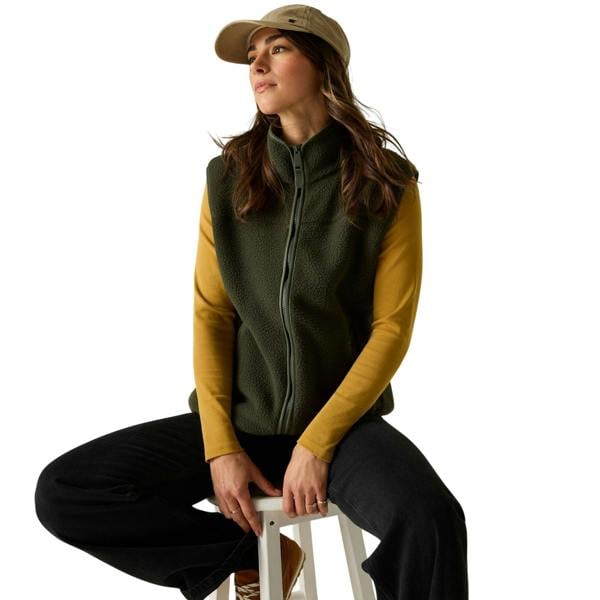 Regatta Womens/Ladies Frankie Borg Body Warmer - Dark Khaki - 