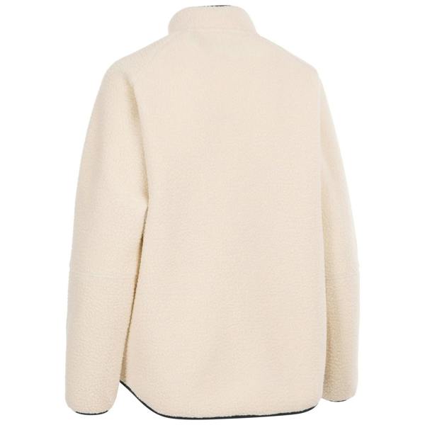 Trespass Womens/Ladies Quake Leather Trim Fleece Jacket - Ghost - 