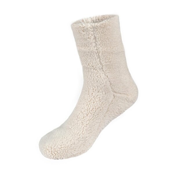 Smart Living 2 Pairs of Teddy Socks -  Natural