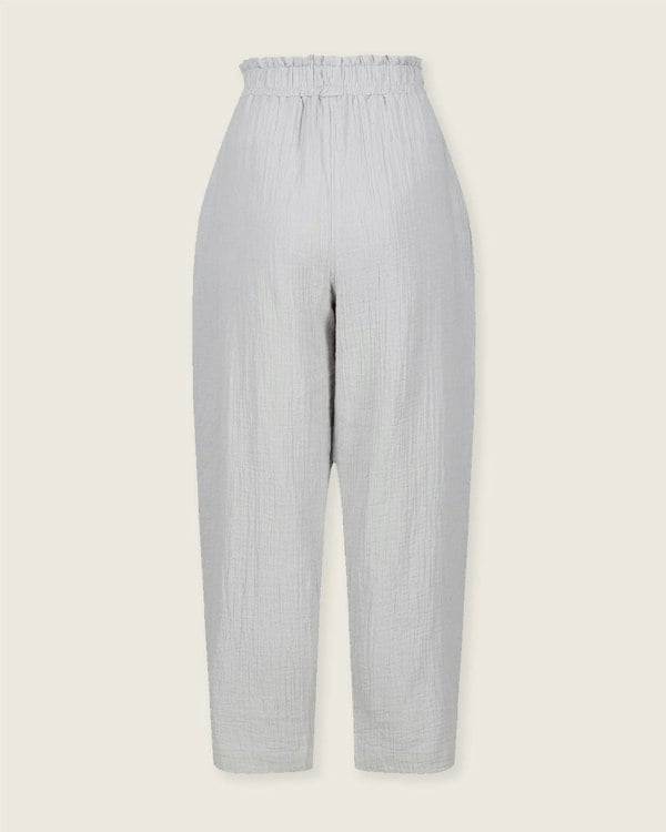 Kate Light Green Barrel Leg Trousers- image 8