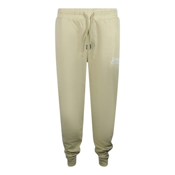 Cavalli Class Bold Logo Beige Sweatpants