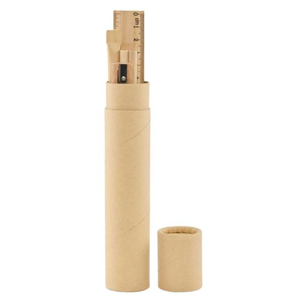 MidOcean Meju Tube Stationery Set - Beige - 