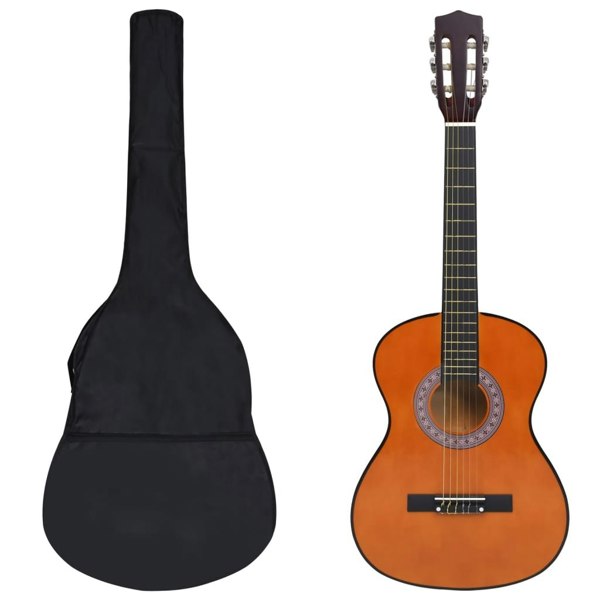 Berkfield 8 Piece Classical Guitar Kids and Beginner Set 3/4 36"