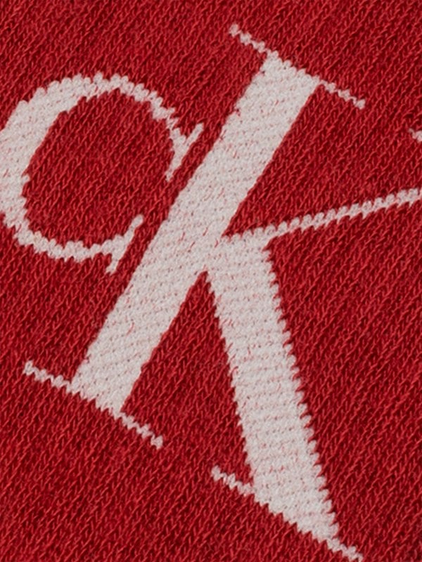 Calvin Klein 4 Pack Giftboxed Trainer Mens Crew Socks Red Combo