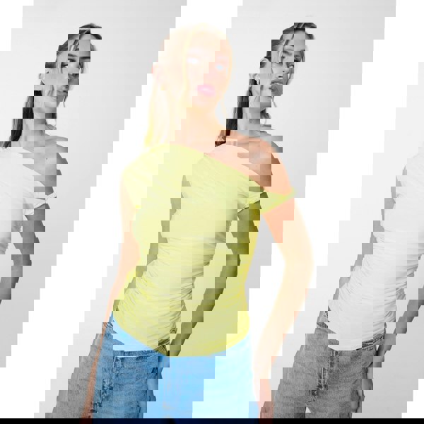 Pink Vanilla Twist Shoulder Top