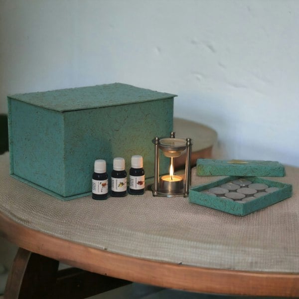 Artisan Furniture Nickle Oil Burner Set (Summer)