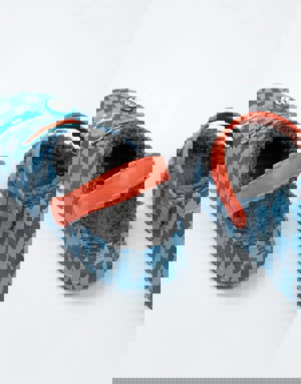 Hot Wheels Boys Blue Checkerboard Clogs