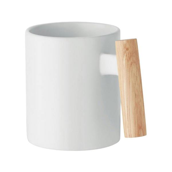 MidOcean Crenate Ceramic 320ml Mug - White - 