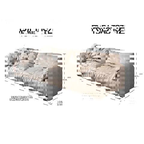 Kirk Two Seater Sofa, Leathaire-Rit Concept-Rit Concept