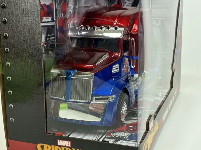 MCSlots Spiderman Western Star 57X 1:24 Scale Jada 35408