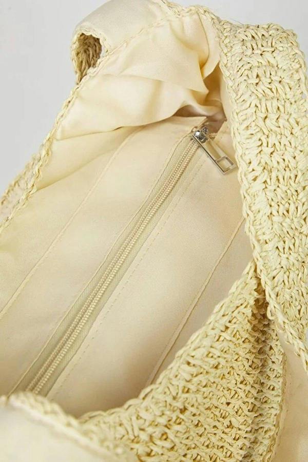 WOVCOR Woven Straw Women's Medium Size Shoulder Bag