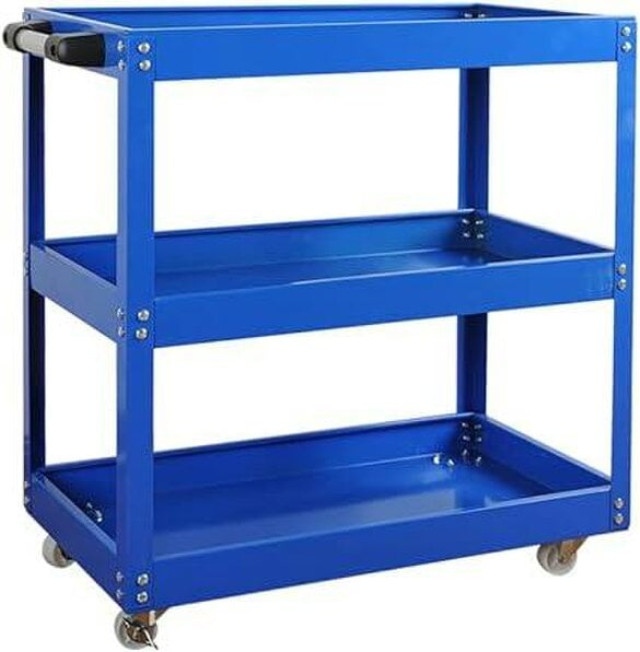 HYGRAD BUILT TO SURVIVE Tool Storage Heavy Duty Durable Garage Trolley Workshop 3 Tier Wheel Cart Shelf HYGRAD®