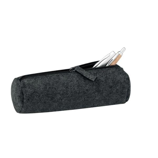 MidOcean Penlo Zipped Felt Pencil Case - Stone Grey - 
