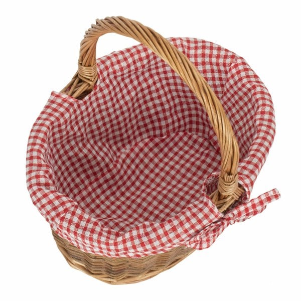Small Country Oval Shopping Basket